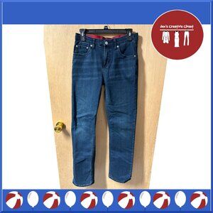 Boy's Dark Blue Levi Straight Leg Jeans